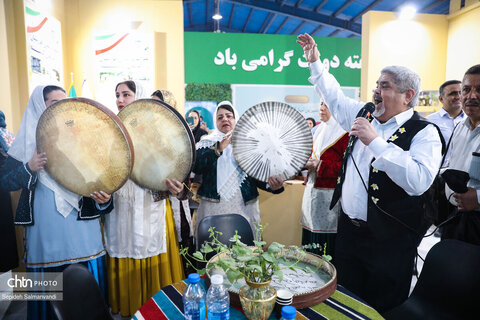 آغاز به کار غرفه اداره‌کل میراث‌فرهنگی خوزستان در نمایشگاه هفته دولت