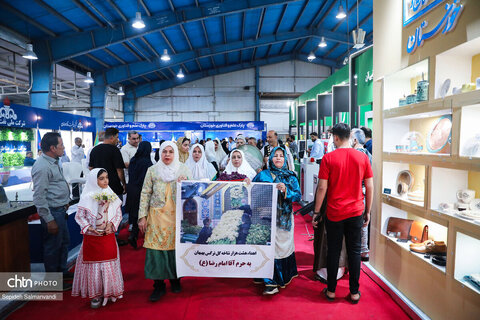 آغاز به کار غرفه اداره‌کل میراث‌فرهنگی خوزستان در نمایشگاه هفته دولت