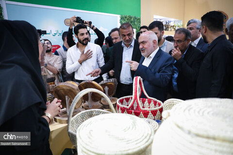 آغاز به کار غرفه اداره‌کل میراث‌فرهنگی خوزستان در نمایشگاه هفته دولت