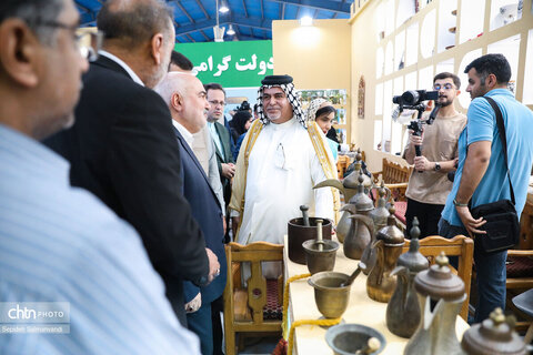 آغاز به کار غرفه اداره‌کل میراث‌فرهنگی خوزستان در نمایشگاه هفته دولت