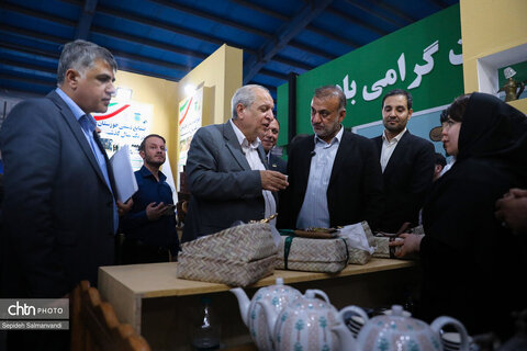 آغاز به کار غرفه اداره‌کل میراث‌فرهنگی خوزستان در نمایشگاه هفته دولت