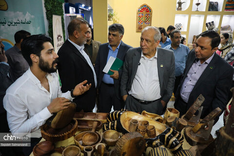 آغاز به کار غرفه اداره‌کل میراث‌فرهنگی خوزستان در نمایشگاه هفته دولت
