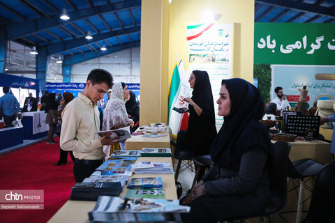 آغاز به کار غرفه اداره‌کل میراث‌فرهنگی خوزستان در نمایشگاه هفته دولت