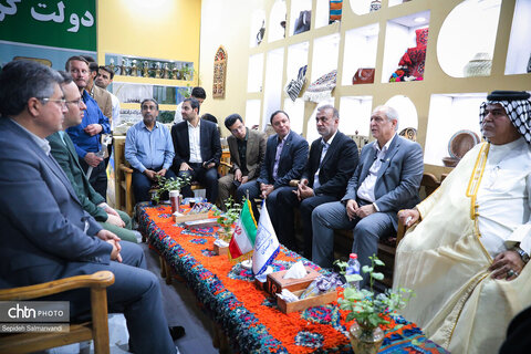 آغاز به کار غرفه اداره‌کل میراث‌فرهنگی خوزستان در نمایشگاه هفته دولت