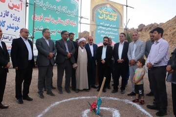 عملیات گازرسانی به مجموعه گردشگری پیرخوشدر شهرستان دامغان آغاز شد