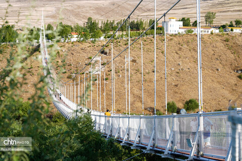 پل معلق مشگین‌شهر؛ نماد نوین گردشگری استان اردبیل