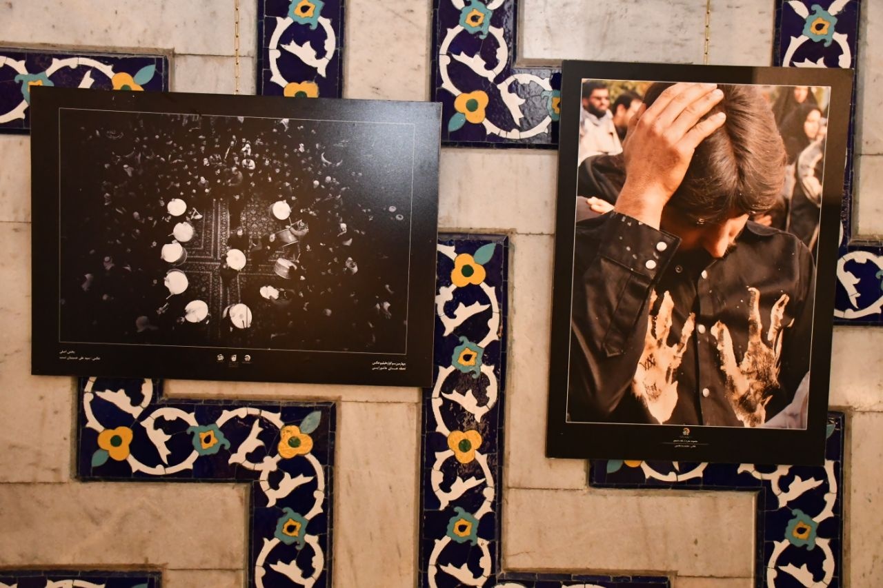 نمایشگاه عکس آیینهای میراثفرهنگی ناملموس محرم در نگارخانه آرامگاه فردوسی برگزار شد