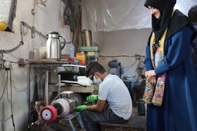 بازدید معاون صنایع‌دستی دستی کشور از کارگاه‌های چاقوسازی در روستای شوراب و بولاماجی شهرستان خدابنده