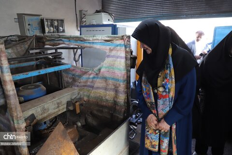 بازدید معاون صنایع‌دستی دستی کشور از کارگاه‌های چاقوسازی در روستای شوراب و بولاماجی شهرستان خدابنده