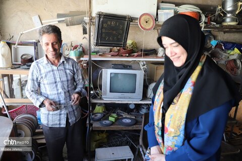 بازدید معاون صنایع‌دستی دستی کشور از کارگاه‌های چاقوسازی در روستای شوراب و بولاماجی شهرستان خدابنده
