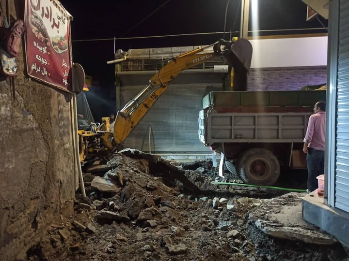 آغاز عملیات کف‌سازی گذر تاریخی راسته غلامخان ارومیه