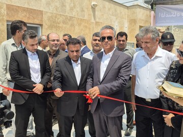 افتتاح یک مرکز اقامتی در روستای قلعه‌میان کنگان