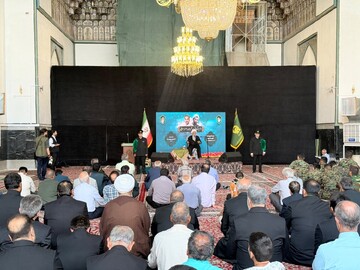 آیین بزرگداشت شهیدان رجایی و باهنر در حرم مطهر رضوی برگزار شد