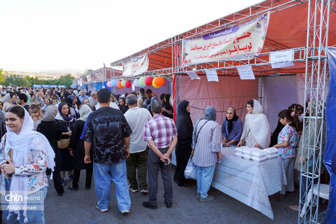 ششمین جشنواره غذا مجمع خیرین سلامت شهرستان ملایر برگزار شد