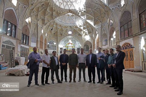 بازدید معاون وزیر میراث فرهنگی از بافت تاریخی شهر قم