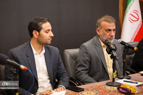 نشست خبری مدیرکل میراث‌فرهنگی، گردشگری و صنایع‌دستی خوزستان در نمایشگاه دستاوردهای دولت در اهواز
