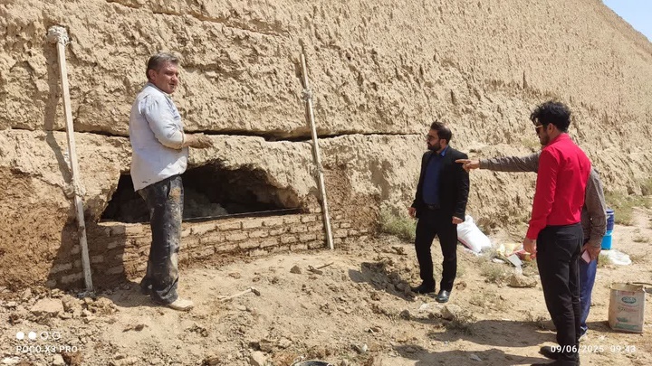 آغاز فاز جدید مرمت برج و باروی تاریخی دامغان