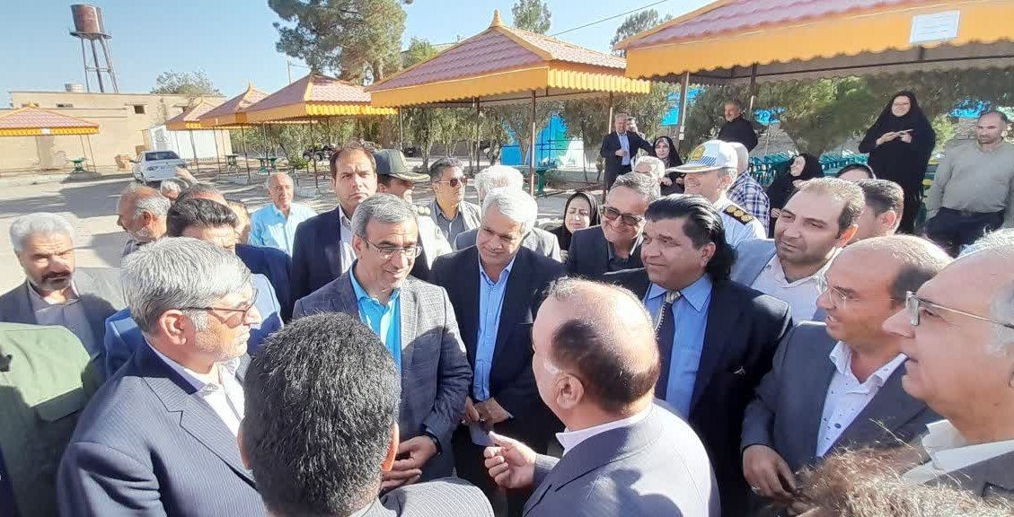 بازدید استاندار خراسان رضوی از مجموعه در حال ساخت تفریحی و گردشگری چشمه سبز گلمکان شهرستان گلبهار