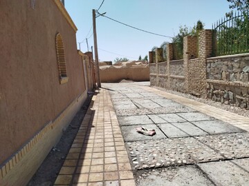 پایان عملیات‌ محوطه‌سازی بافت تاریخی روستای هدف گردشگری بیابانک