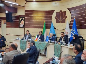 حضور قائم مقام وزیر و معاون میراث فرهنگی در دانشگاه کاشان