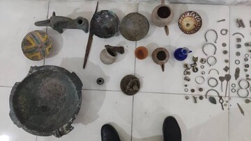 ۲۷۲ قطعه اشیای تاریخی در نکا  کشف شد