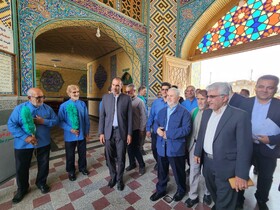 بازدید قائم‌مقام وزیر و معاون میراث فرهنگی از امامزاده محمد هلال بن علی(ع)