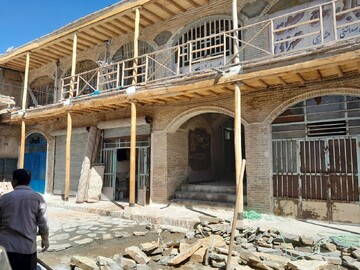 آغاز فاز سوم مرمت کاروانسرای سعادت نهاوند