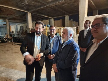 بازدید قائم‌مقام وزیر و معاون میراث‌فرهنگی از پروژه موزه فرش کاشان