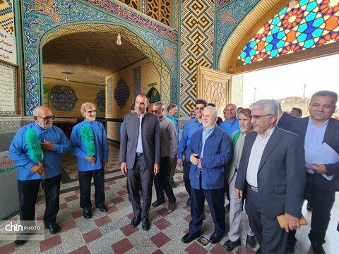 بازدید قائم‌مقام وزیر و معاون میراث فرهنگی از امامزاده محمد هلال بن علی(ع)