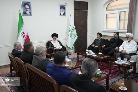 دیدار وزیر میراث‌فرهنگی با رئیس جامعه مدرسین حوزه علمیه قم