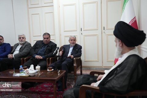 دیدار وزیر میراث‌فرهنگی با رئیس جامعه مدرسین حوزه علمیه قم