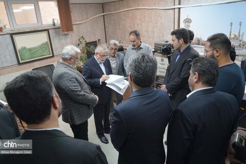 بازدید وزیر میراث فرهنگی از اداره کل میراث فرهنگی قم