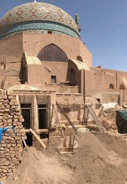 هیچ‌گونه نگرانی درباره مرمت خانه پشت گنبدخانه مسجد جامع وجود ندارد