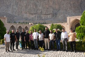 بازدید مدیران دفاتر خدمات مسافرتی عراقی از بیستون