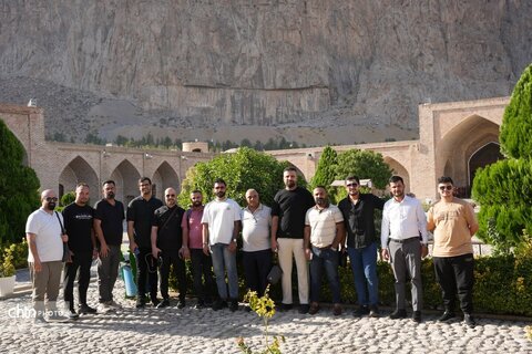 بازدید مدیران دفاتر خدمات مسافرتی عراقی از بیستون