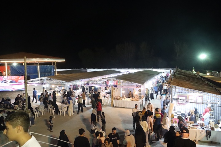 حال و هوای نمایشگاه سراسری صنایع‌ دستی و پنجمین جشنواره فرهنگ و هنر شهمیرزاد