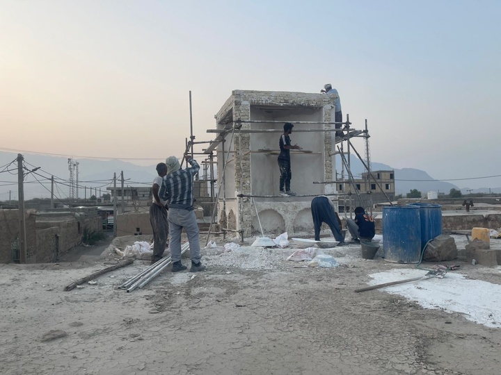 آغاز مرمت بادگیرهای تاریخی بندرپل