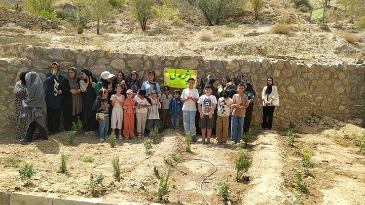 افتتاح «باغچه همدلی» در روستای هدف گردشگری قلعه ‌بالا