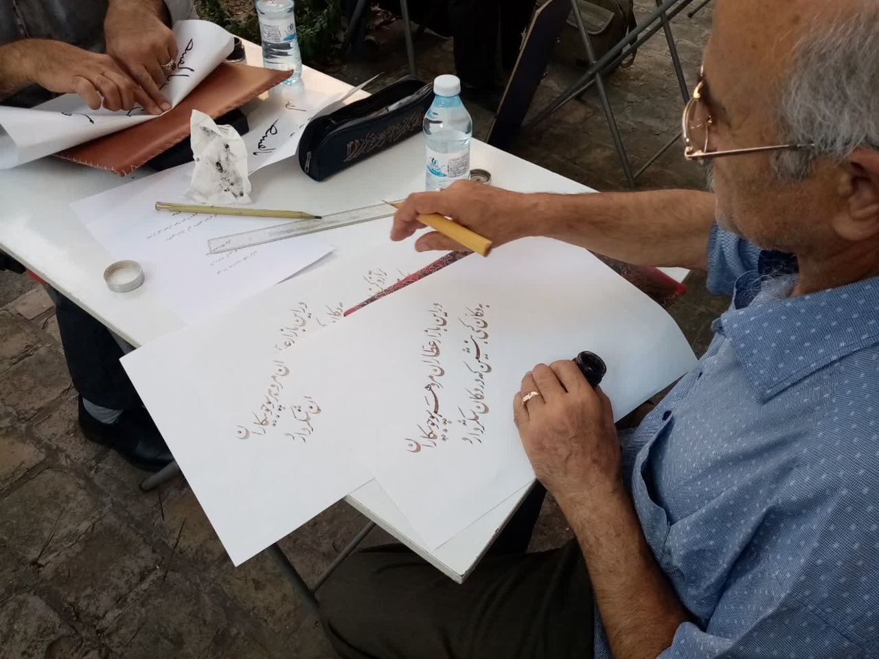 کارگاه خوشنویسی «ترازو و عدل» برگزار شد