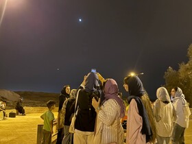 تماشای ماه‌گرفتگی بر فراز میراث جهانی شوش