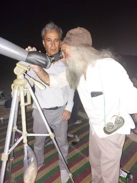 برگزاری رصد خسوف و کویر پیمایی در یزد