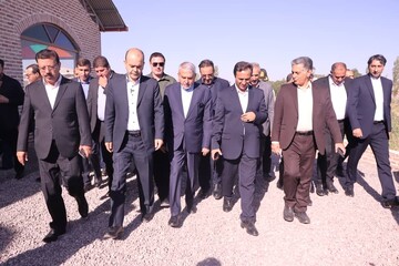 بازدید وزیر میراث‌فرهنگی از پروژه طولانی‌ترین پل معلق گردشگری کشور در سراب