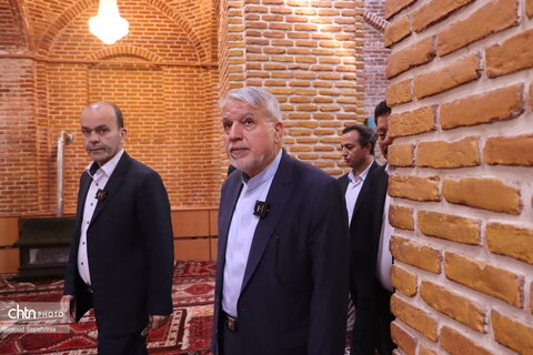 دومین روز سفر وزیر میراث فرهنگی به آذربایجان شرقی-سراب(1)