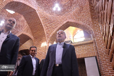 دومین روز سفر وزیر میراث فرهنگی به آذربایجان شرقی-سراب(1)