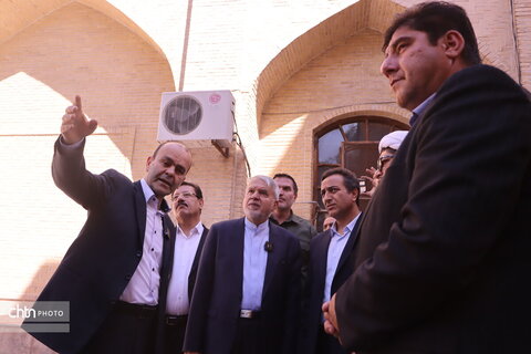 دومین روز سفر وزیر میراث فرهنگی به آذربایجان شرقی-سراب(1)