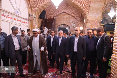 دومین روز سفر وزیر میراث فرهنگی به آذربایجان شرقی-سراب(1)