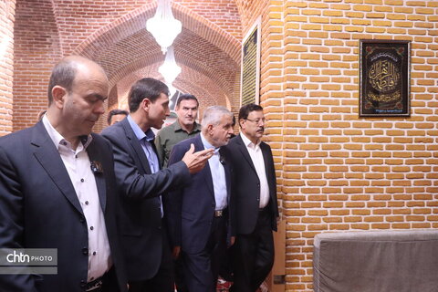 دومین روز سفر وزیر میراث فرهنگی به آذربایجان شرقی-سراب(1)