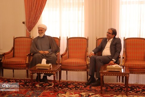دیدار مدیرکل میراث فرهنگی استان آذربایجان شرقی با امام جمعه کیش