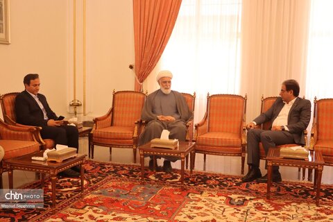 دیدار مدیرکل میراث فرهنگی استان آذربایجان شرقی با امام جمعه کیش