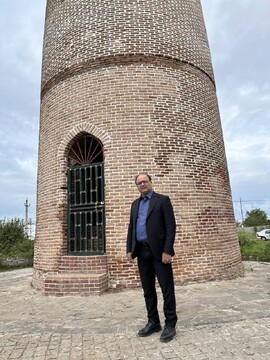 بازدید سرپرست اداره‌کل میراث‌فرهنگی گیلان از روند مرمت مناره تاریخی گسکر